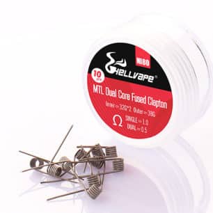 Hellvape MTL Dual Core Fused Clapton 32*2/38 (10pce)