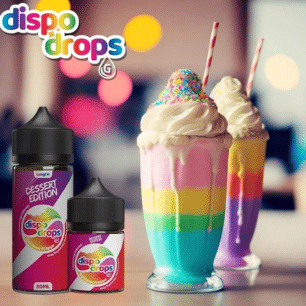 Dispo Drops - Rainbow Frappe Flavouring Kit 120ml